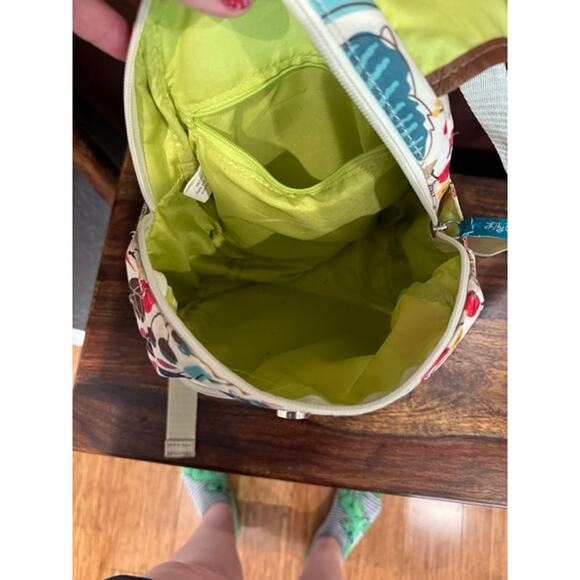 Lily Bloom Kids Backpack - Floral Red and Pink - Picture 5 of 9